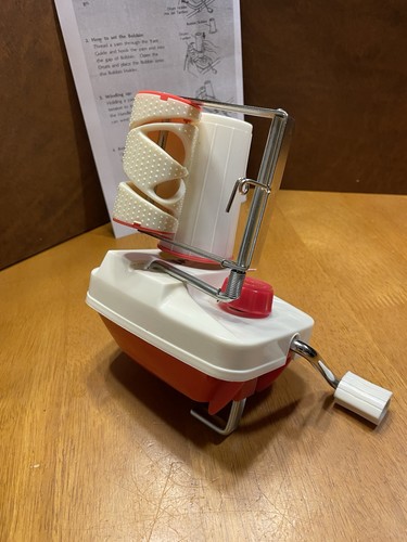 **Vintage MCM YARN CONE WINDER & Cone JAPAN SHW-10 w/MANUAL - Excellent~VIDEO