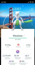 Pokémon Go,Shiny Mewtwo San Francisco Background, Shiny Mewtwo Fast Trade