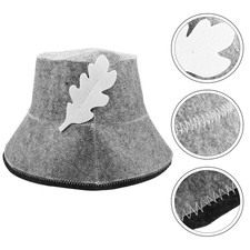 Soft Felt Water Absorbent Insulation Sauna Bucket Hat with a perfect fit