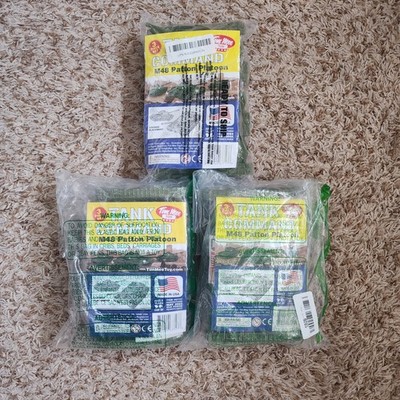Tim Mee Toy Tank Command M48 Patton Platoon 3 Pieces Item 67717