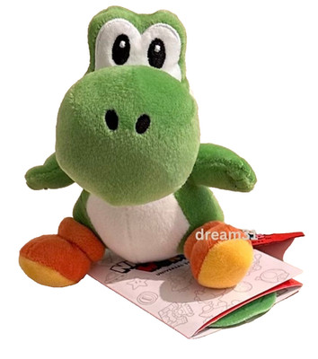 BNWT Epic Universe Super Nintendo World Green Yoshi 5'' Shoulder Magnet Plush