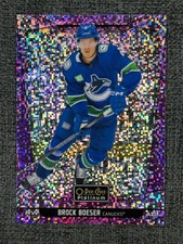 Brock Boeser 2024-25 O-Pee-Chee Platinum Hockey Violet Pixels /299 #125