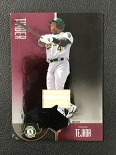 2004 Leaf Limited #176 Miguel Tejada Game-Used Timber /25 Athletics