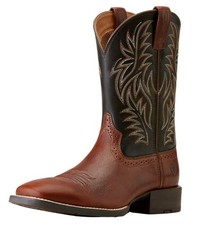 Ariat Men s Sport Western Wide Square Toe Boots - Cognac Candy/Black