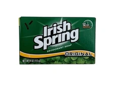 Irish Spring Original Deodorant Soap Bar 4 oz Bath Size New Sealed Fresh Scent