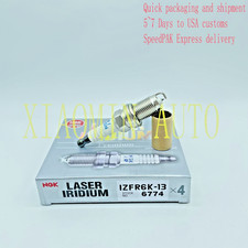 4pcs For 2007-2011 Honda Fit NGK IZFR6K13 6774 Laser Iridium Spark Plug 1.5L