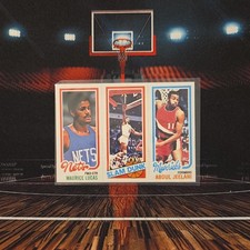 1980-81 Topps NBA 158/262/62 Lucas, Erving, Jeelani