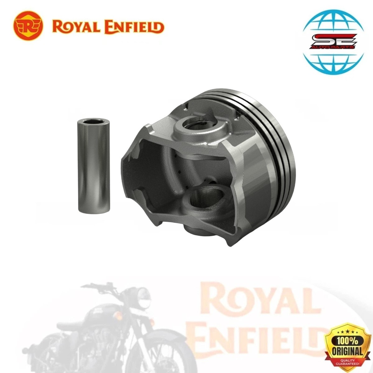 Royal Enfield piston with pin assy for classic 500 bullet 500