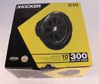 Kicker 43C104 Comp 10" 300 Watt 4-ohm Car Audio Subwoofer Sub New Open Box