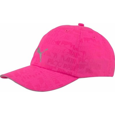 Puma Luminou III Running Cap Pink Reflective Run Hat Mens