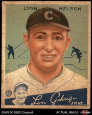 1934 Goudey #60 Lynn Nelson Cubs 3 - VG