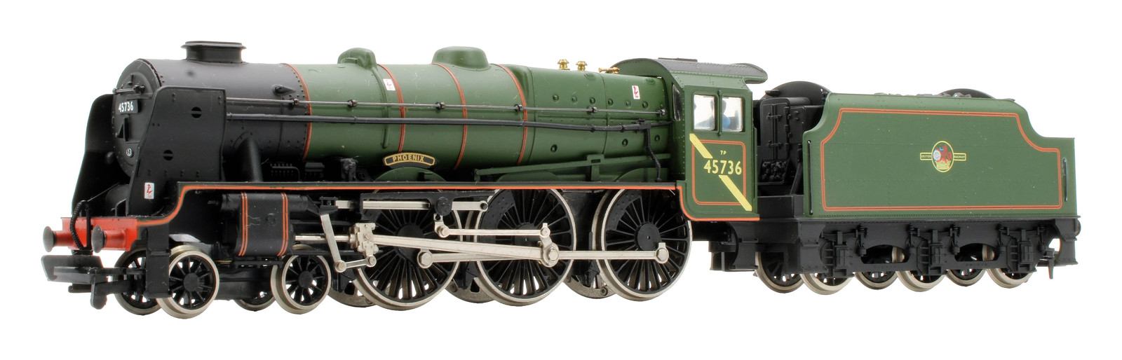 BACHMANN 'OO' 31-251 BR GREEN 4-6-0 REBUILT JUBILEE CLASS 7P 45736 STEAM LOCO