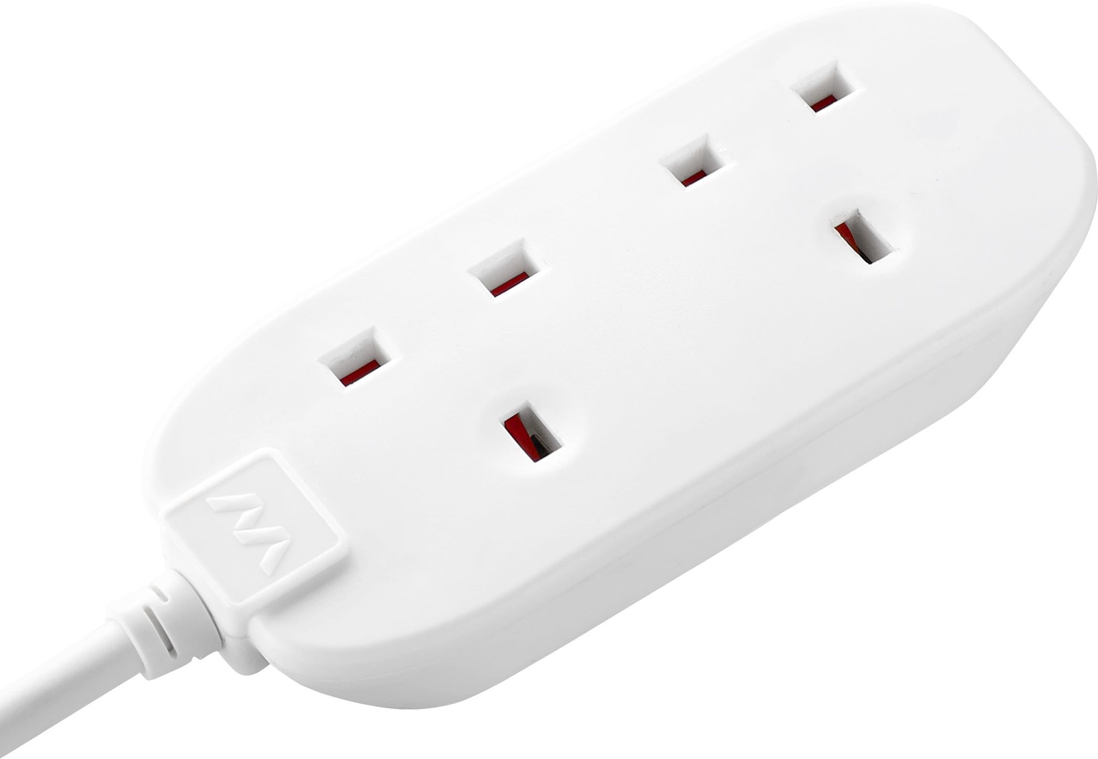 Masterplug White Trailing Extension Lead 2 Gang 13A 5 M Btg5n-Mp - Image 3