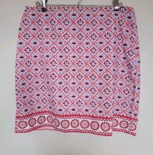 Talbots Womens Multicolor Mini Skirt Size 8