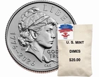 2026 Semiquincentennial P & D Emerging Liberty Dime 200 Coin Bag