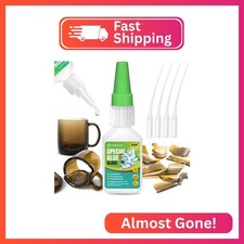 Glass Glue, 20g Clear Super Glue for Glass Repair Quick Fix Glass Adhesive Heavy