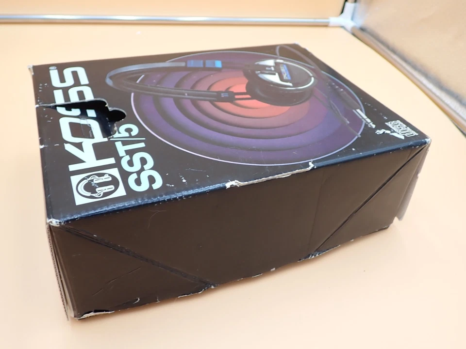 复古 KOSS SST/5 数字就绪耳机 可调金属头带 1/4 插头 — 第 2/4 张图片