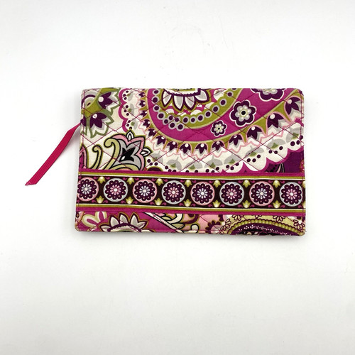 Vera Bradley Very Berry Paisley Book Cover Jacket 5" x 7.75"