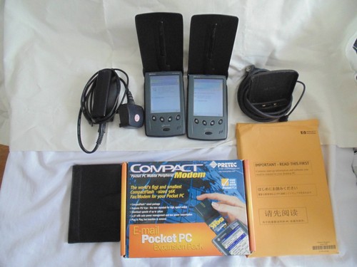 2 x HP Hewlett Packard - Jornada 540 Series - PDA Pocket PC (funktionstüchtig)