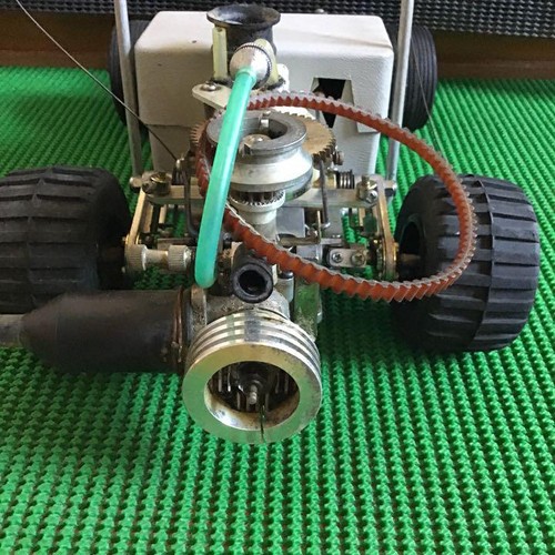 Vintage Hirobo Nine Beat Rc Buggy Car First Gen Engine Powered Servos/Parts F/S - Picture 9 of 24