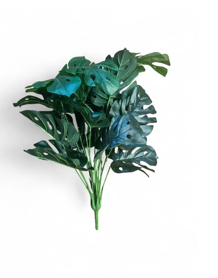 Árbol Dieffenbachia artificial verde y blanco Vickerman Everyday 40" de alto Foto 2 de 4