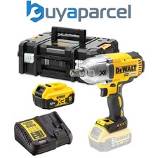 Dewalt DCF899P1 18v XR Brushless High Torque Impact Wrench 1/2" + 1x 5.0Ah Tstak