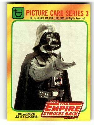 1980 Topps Star Wars: The Empire Strikes Back #265 Series 3 Title Card