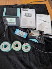 Weller Complete Soldering Station WT1 WTP 90 And Rolls Of Solder And A New Tip