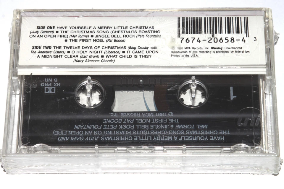 Best Of Christmas - Volume 1 (Cassette Tape 1991) Holiday Music NEW SEALED - Image 2 of 4