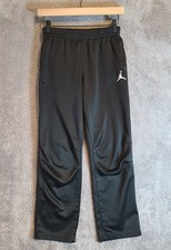 Nike Air Jordan Boys Black All Over Print Jogger Pants Large 12-13 Yrs