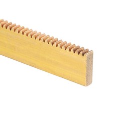 F&uuml;r Brass Zahnstange, 0,5 Modul 400x10x3mm schwere lineare Geradverzahnung