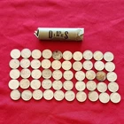 Roosevelt Dimes Roll 1952-1964 Silver 50 Coins Mixed Dates - One is holed.