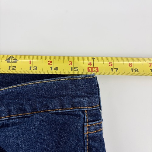 Levi's 505 Regular Fit Straight Leg Jeans 34x30 Dark Wash Blue Denim Mens - Picture 5 of 6