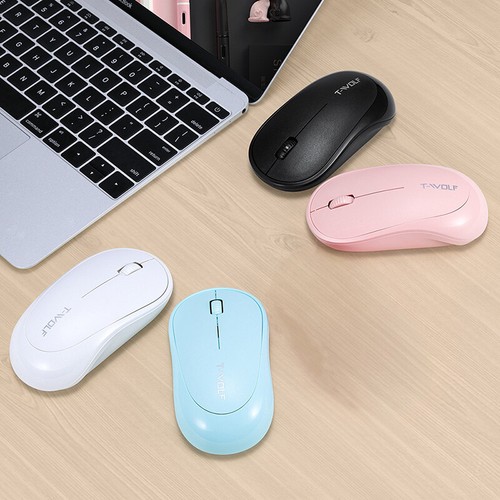2.4G Optical Mouse Q18 Wireless For Office Ultra-thin Mouse Cute And Fresh - Photo 9/16