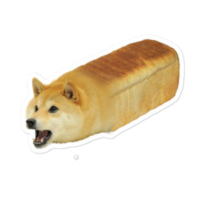 Shiba Inu Dog Doggo Loaf Sticker Vinyl