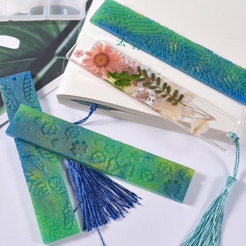3 Count Rectangle Silicone Molds Bookmark for Epoxy Resin Student - 第 7/12 張圖片