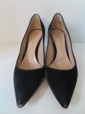 Gianvito Rossi Gray Velvet Classic Pointed Toe Pumps/Shoes EUR 39/US 8.5