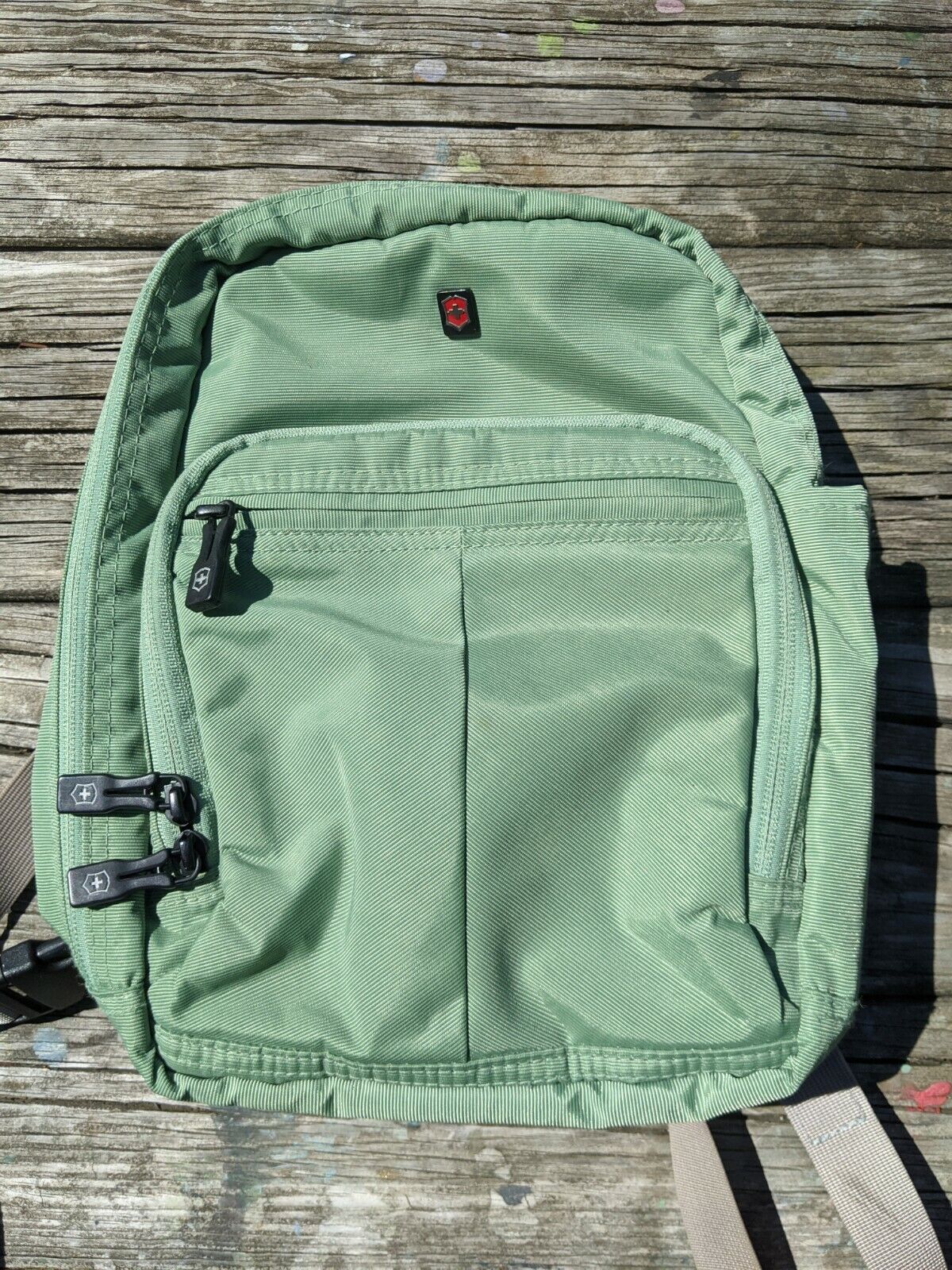 Victorinox Green Gray Mini Backpack One Size Good… - image 1