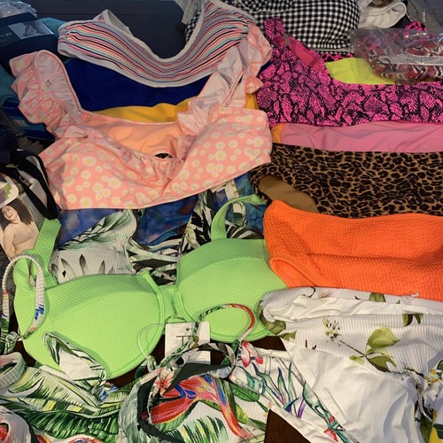 Lot 27 Bikini Swim Tops & Bottoms Mix Match TiniBikini Sunseeker New Sz Lg