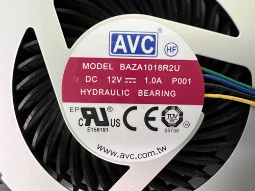 Genuine Lenovo IdeaCentre A540-24API 23.8"AIO 12V CPU Fan 01MN751 BAZA1018R2U - Afbeelding 3 van 12