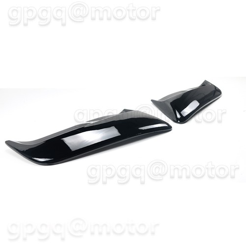 For Ford Mustang 15-23 V3 Glossy Black Rear Fender Panel Side Body Flare Scoops - Picture 2 of 9