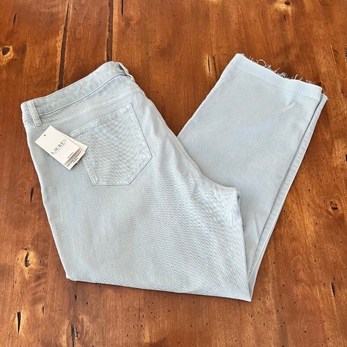 Womens Lauren Ralph Lauren Size 16W Light Wash Premier Straight Leg Jeans
