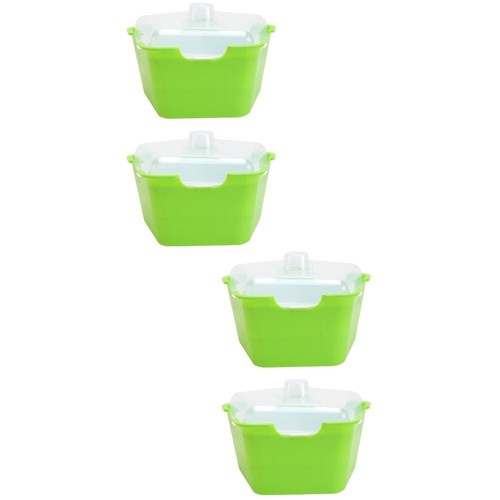2 Pieces Keimschale Setzlingsschale Mit Fünfeckiger Schachtel Sprossenbox Kind - Bild 3 von 12