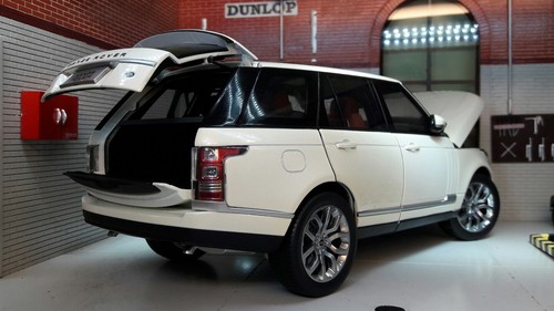 1:18 Range Rover L405 TDV8 4.4 V8 White Vogue Detailed Diecast Model Welly GT - 第 2/5 張圖片