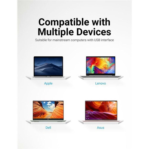 USB 3.0 Hub Ethernet Adapter Gigabit Network Converter LAN Cable Cord For Mac OS - Picture 9 of 15