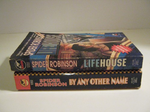 2 SPIDER ROBINSON PAPERBACKS - LIFEHOUSE & BY ANY OTHER NAME -SCI FI TIME TRAVEL - Picture 3 of 4
