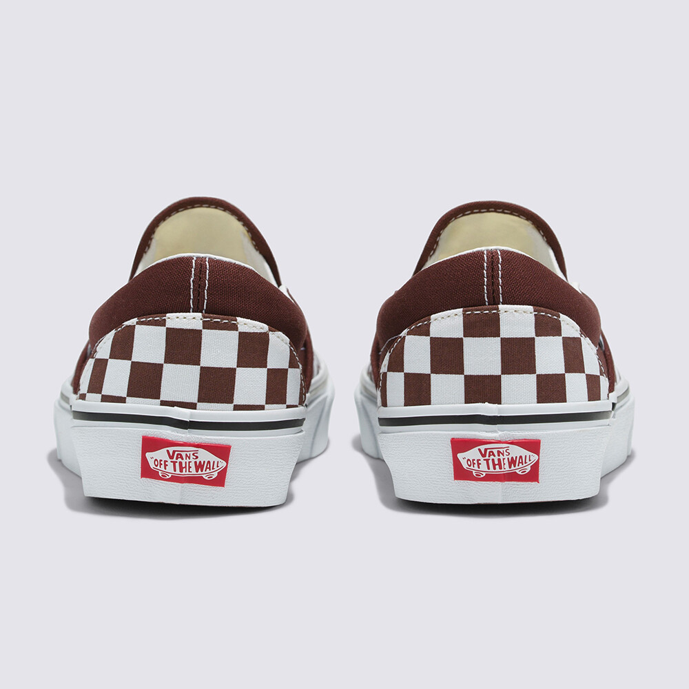 Vans Color Theory Checkerboard Slip-on Sneakers Chocolate