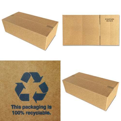 36x18x10"ANY QTY(915x457x254mm )Double Wall Cardboard Boxes/Large/Packing/Moving - Picture 8 of 8