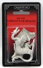  Ral Partha RP-082 Saddled War Dragon (Dragons) Winged Drake Chaos Warrior Mount