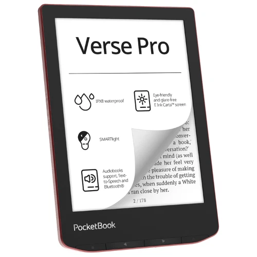 Tablet PocketBook 6" Verse Pro Red Dual Core RAM 512MB 1500mAh Wi-Fi PB634-3-WW - Image 2 of 4
